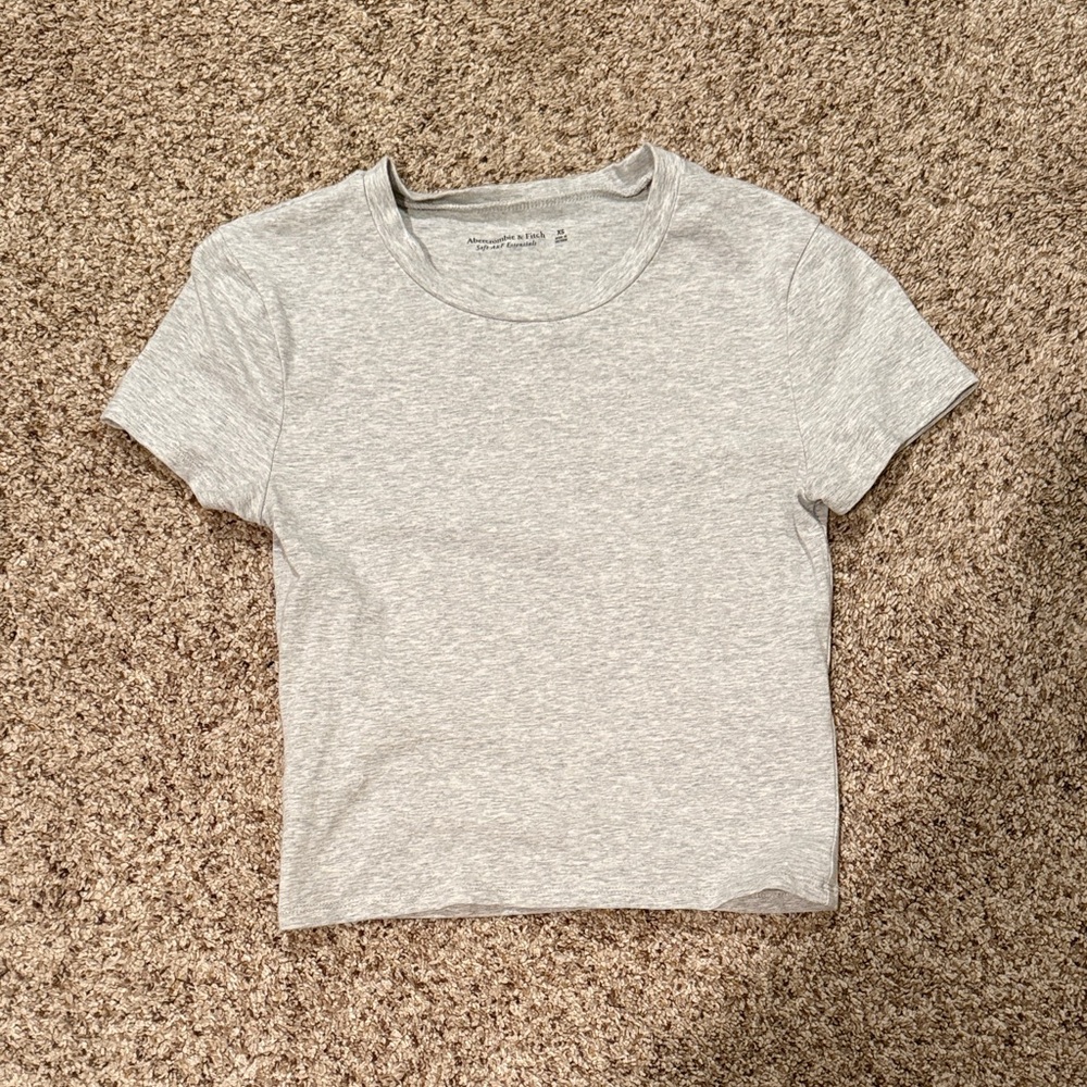 Abercrombie Gray Baby Tee